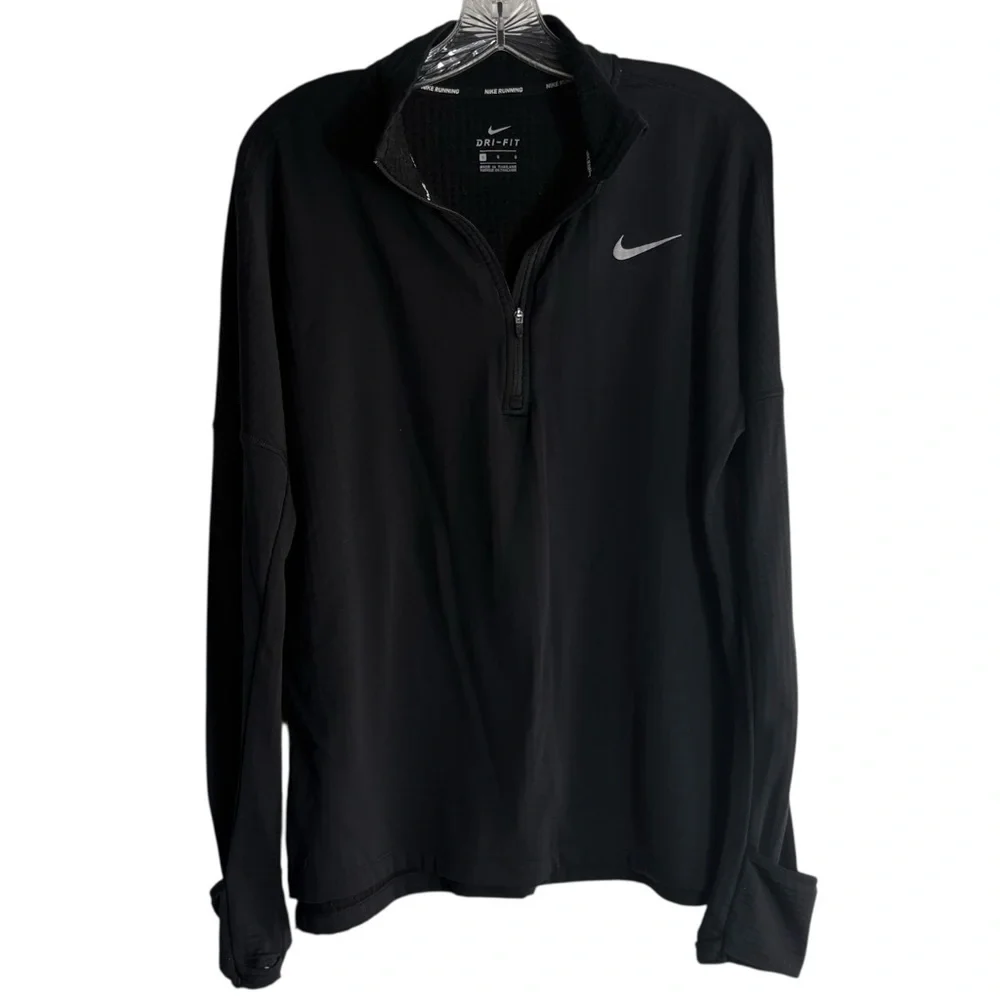 NIKE Men's Dri-Fit Therma-Sphere Element 1/2 Zip Red/Blue/Black Size L—Lot of 3 - Picture 2 of 16